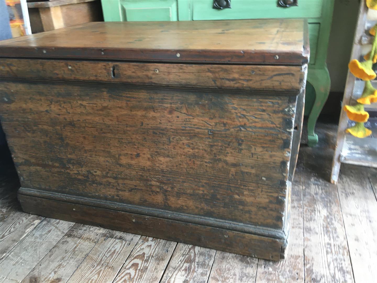 Antique Pine Carpenter’s Fitted Work Box Chest 1900’S | Barnaby's